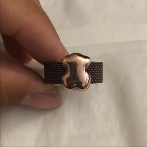 TOUS 18kt rose gold ring